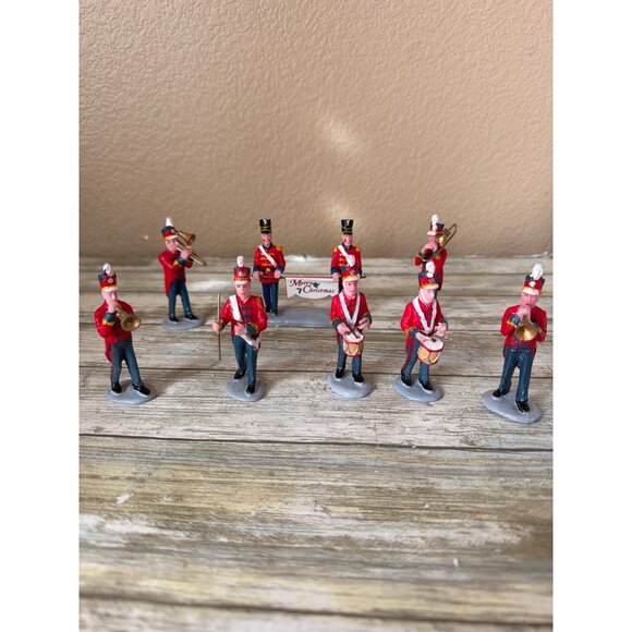 Lemax Coventry Cove Christmas Parade Marching Band Table Accents Set 2009 w/Box - Picture 5 of 9